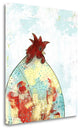 "Rooster I" By Sarah Ogren, Giclee Print on Gallery Wrap Canvas, Ready to Hang