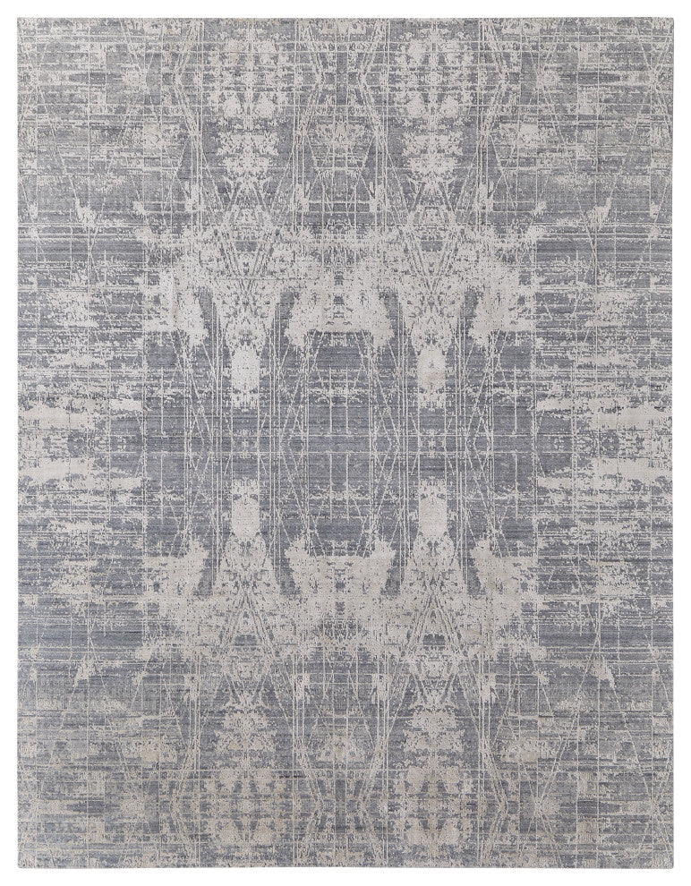 Kinton Modern Abstract, Gray, 9'x12' Area Rug