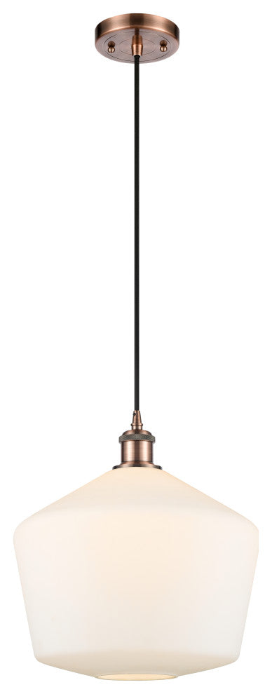 Innovations 516-1P-AC-G651-12-LED 1-Light Mini Pendant Antique Copper