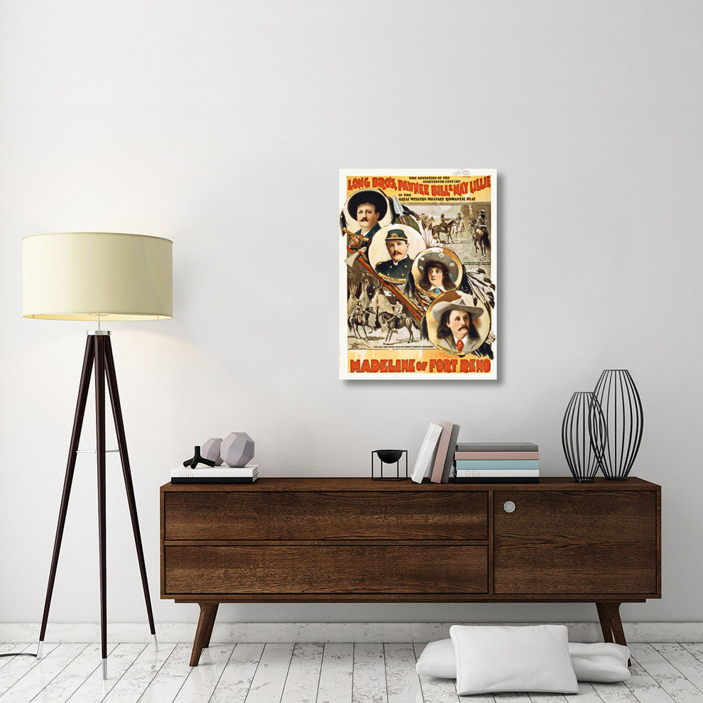 Long Bro's, Madeline Of Fort Reno The Sensation Of The 19Th Century, 27x36