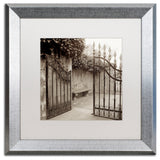 Alan Blaustein 'Avignon I' Art, Silver Frame, White Mat, 16x16