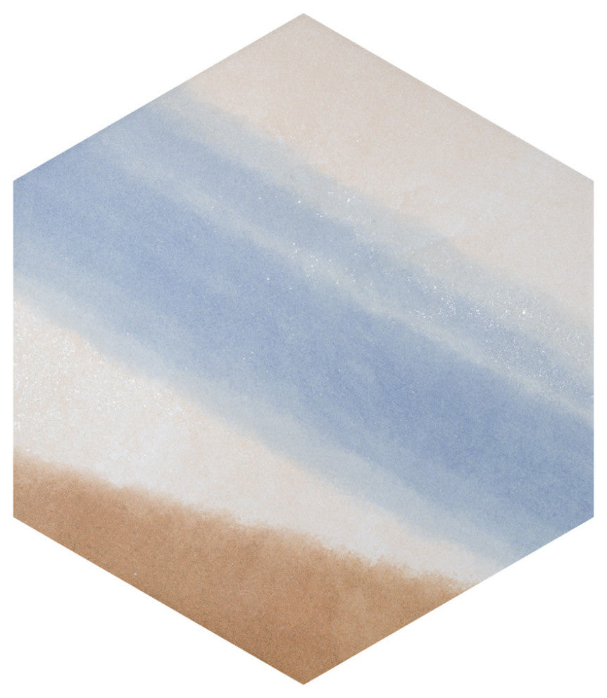 Zahara Hex Deco Mix Porcelain Floor and Wall Tile