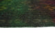 Vintage Distressed Rainbow-dyed Deana Green Runner