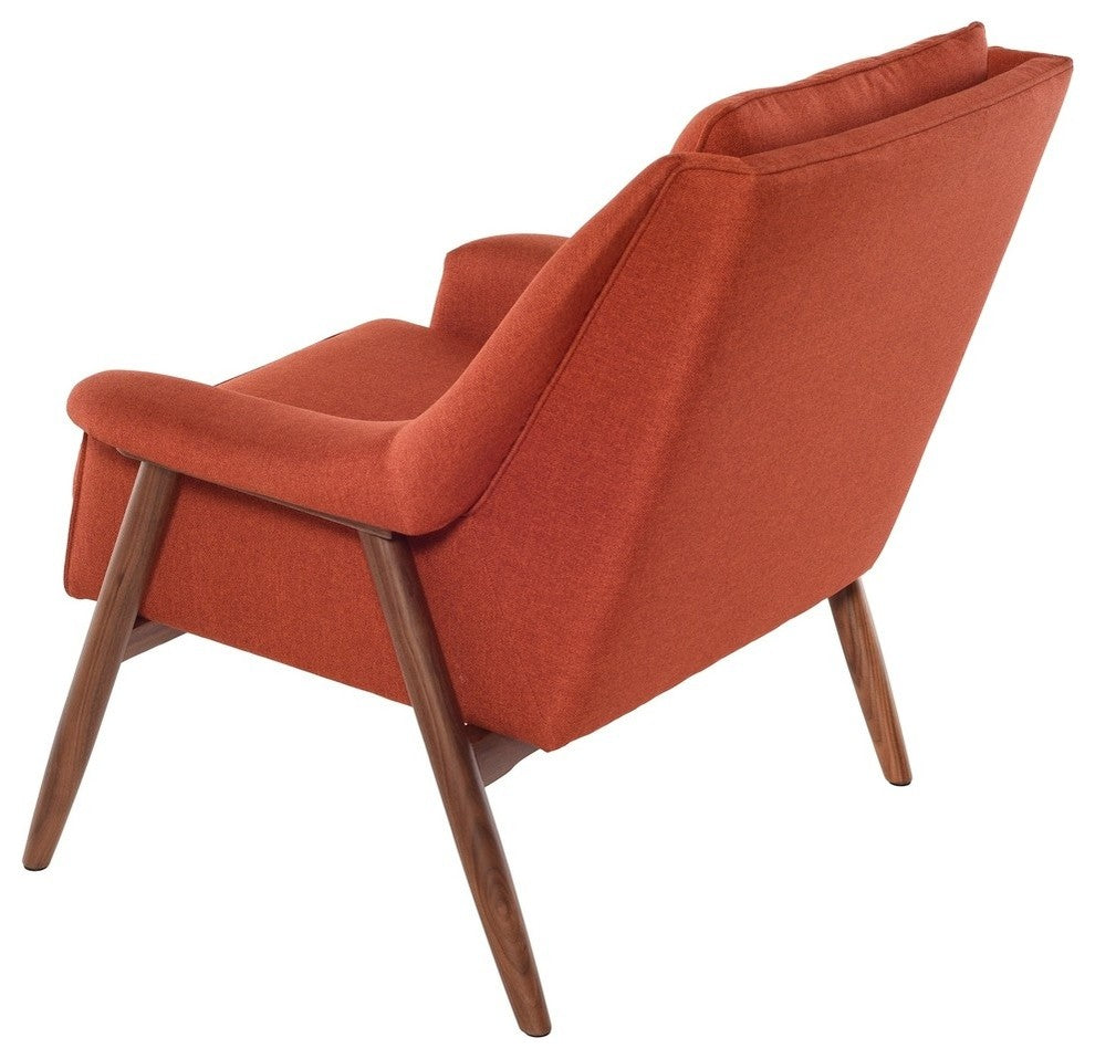 Grace Brick Occassional Chair in Walnut by Nuevo