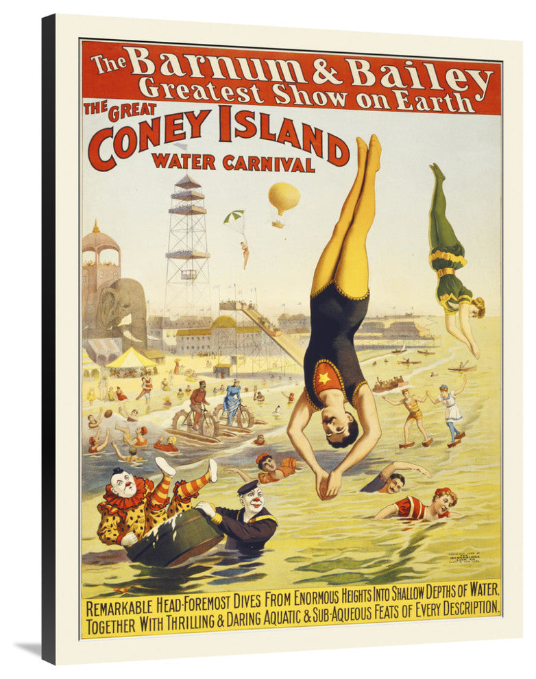 Barnum and Bailey Coney Island Water Carnival 3G10497U, 30x40