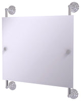 Prestige Que New Landscape Frameless Rail Mounted Mirror, Polished Chrome