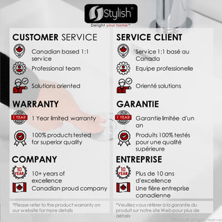 STYLISH Polished Chrome Pop-Up Bathroom Sink with Overflow Set of Two