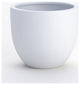 DTY Signature Mount Belford 1-piece Fiberstone Planter, White, Small