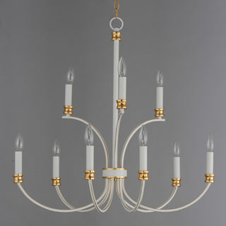 Maxim 11377 Charlton 9 Light 30"W Taper Candle Style Chandelier - Weathered