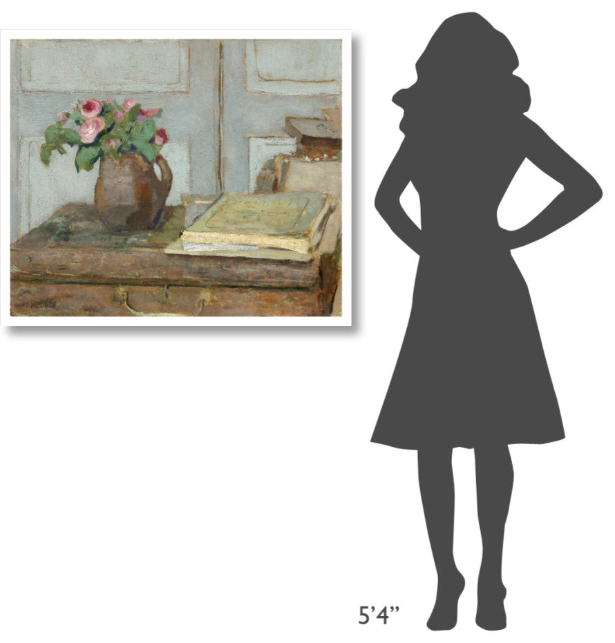 "The Artist's Paint Box and Moss Roses, 1898" Print by Edouard Vuillard, 38"x32"