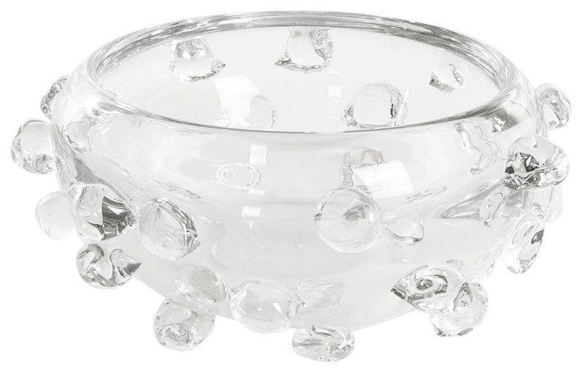 Uttermost Aura Clear Glass Bowl