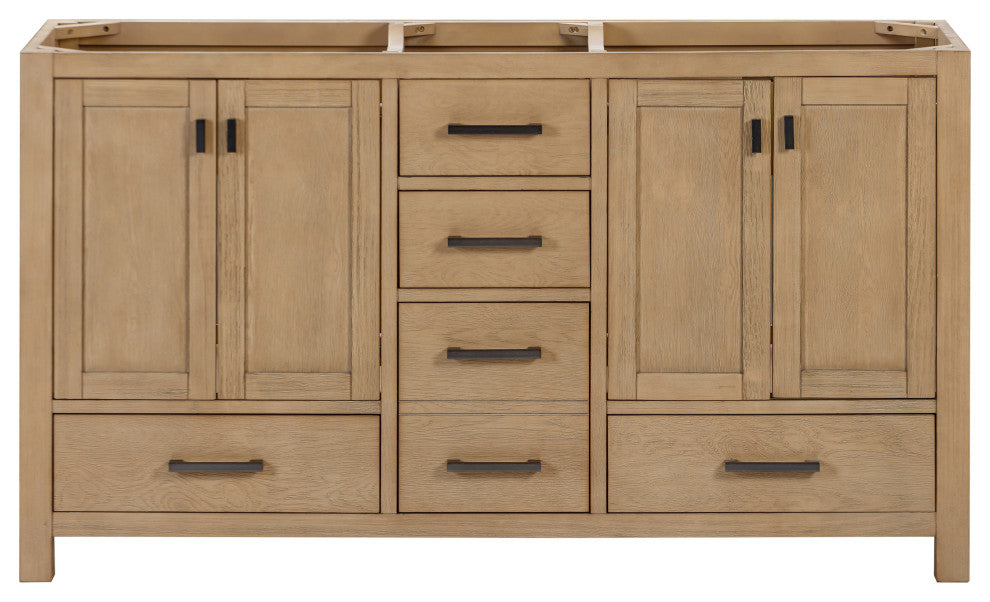 Avanity Modero 60" Double Vanity Only, Brushed Oak