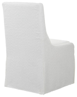 Uttermost 23728 Coley White Armless Chair