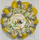 Bee Blessed Welcome Wreath Handmade Deco Mesh 24 inch or 28 inch diameter, Extra Large 28 Inch Diameter