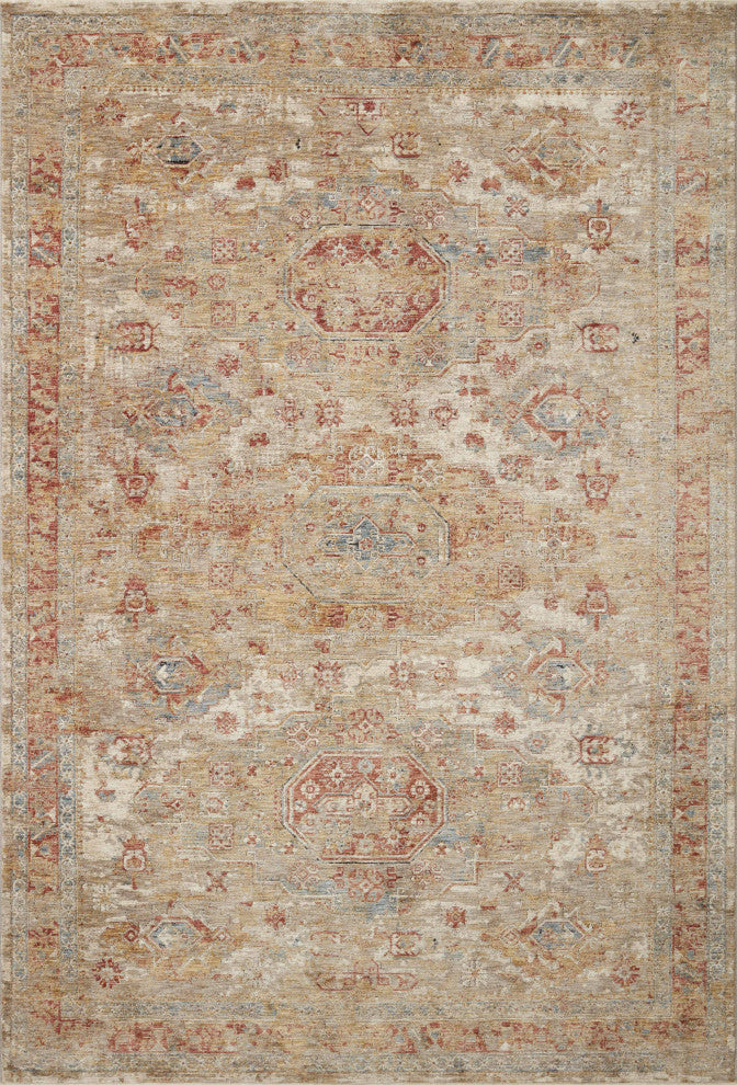 Loloi Gaia Gold / Taupe 9'-3" x 12'-10" Area Rug