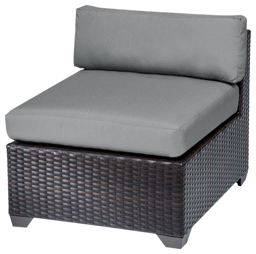 Belle Armless Sofa Grey