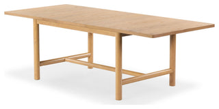 Safavieh Couture Jaylessa Wood Extendable Dining Table, Natural