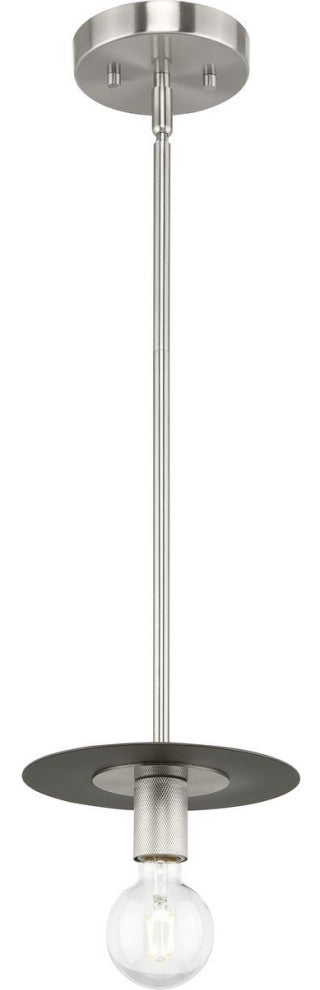 Trimble Collection One-Light Brushed Nickel Mini Pendant