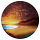Cofete Beach Fuerteventura, Landscape Large Disc Metal Wall Art, 38"