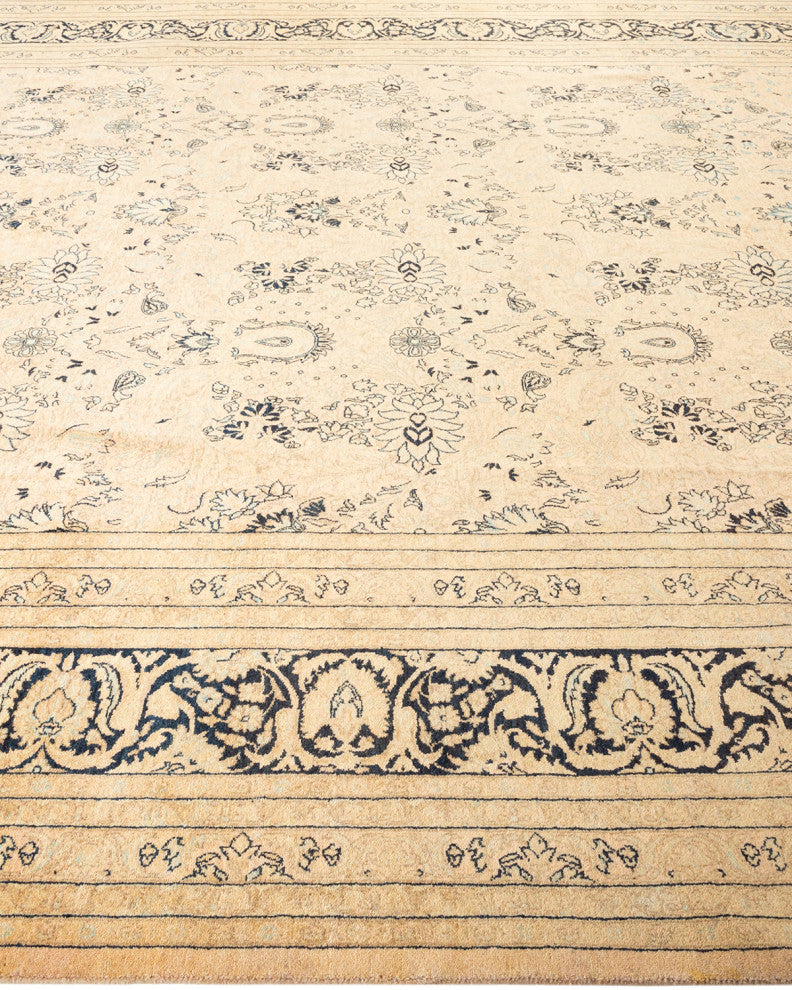 Mogul, One-of-a-Kind Hand-Knotted Area Rug Beige, 9' 1" x 11' 10"