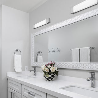 Darcy LED Bathroom Vanity/Wall Light 3000K, Brushed Nickel, 24"