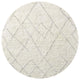 Ahgly Company Indoor Round Mid-Century Modern Area Rugs, 5' Round