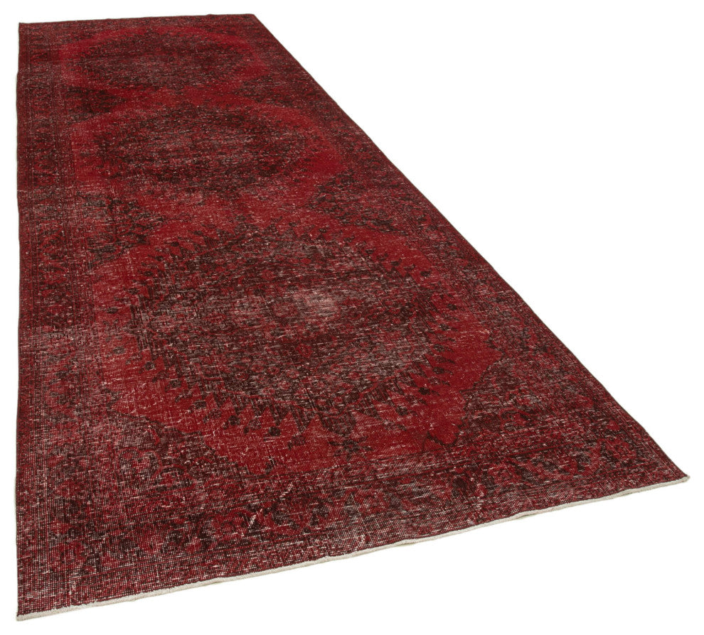 Rug N Carpet - Handwoven Oriental 4' 10" x 13' 5" Antique Runner Rug