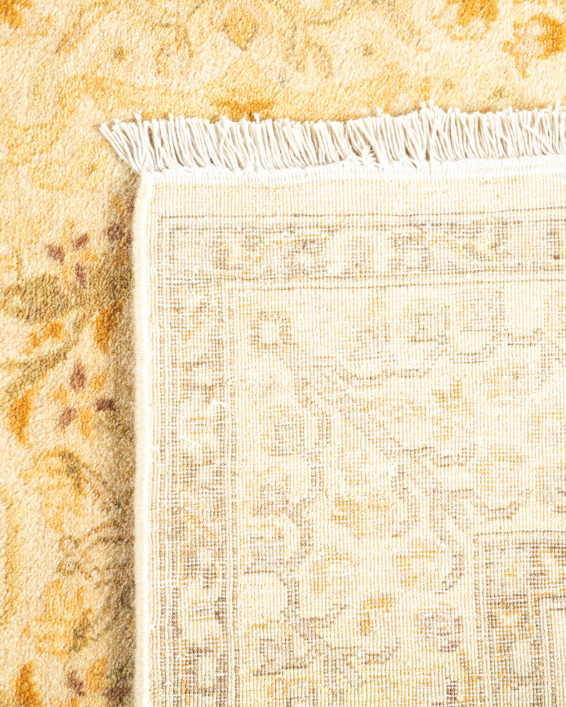 Mongyai One-of-a-Kind Hand-Knotted Area Rug Ivory, 3'3"x5'2"