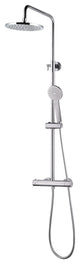 Eviva Bianca Chrome Thermostatic Round Shower Column
