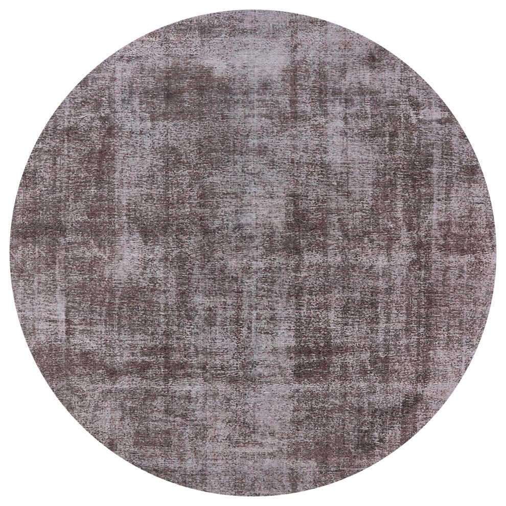 Ahgly Company Indoor Round Mid-Century Modern Area Rugs, 5' Round