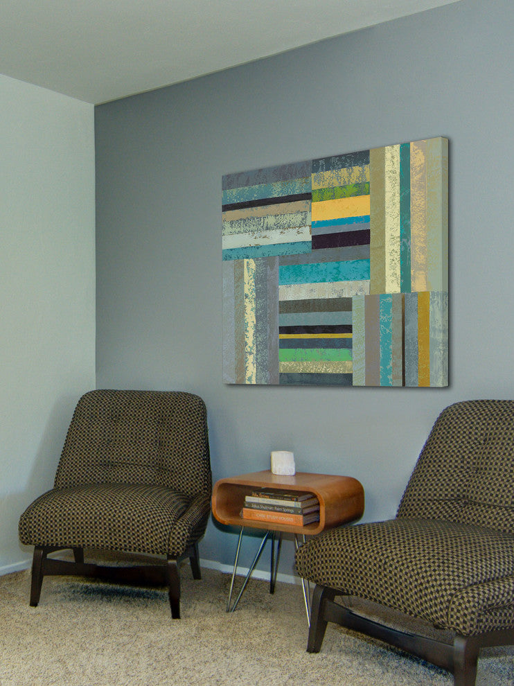 "Midnight II" Painting Print on Canvas by Julie Joy