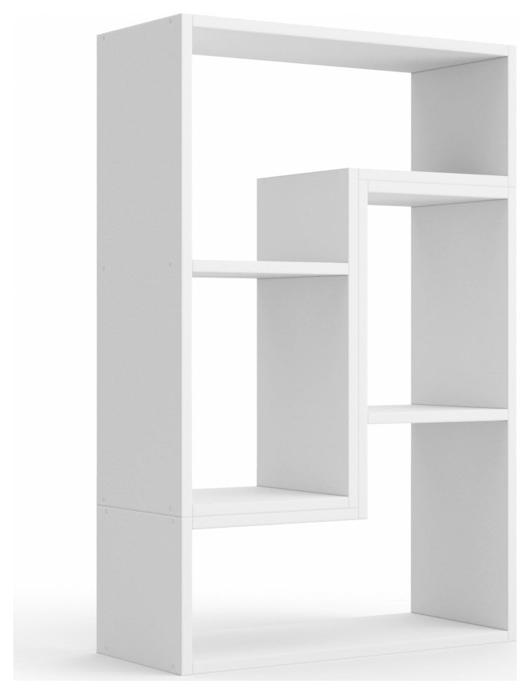 ANALI Modular Bookcase, White
