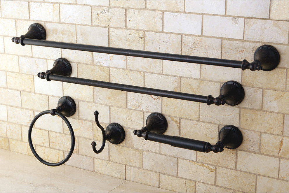 Kingston Brass 5-Piece Bathroom Accessory Set, Oil Rubbed Bronze