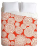 Deny Designs Heather Dutton Delightful Doilies Saffron Duvet Cover - Lightweight