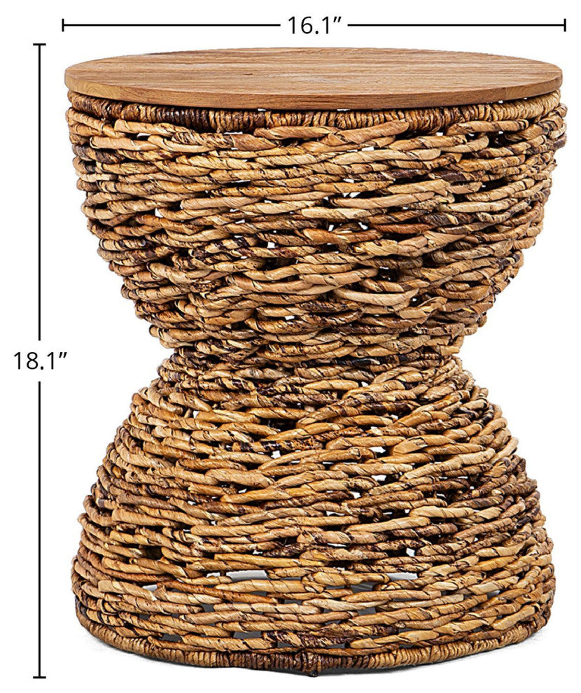 D-Bodhi Rebana Stool, Brown