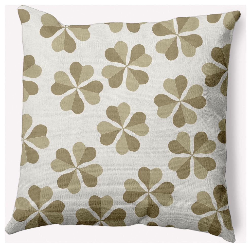 Lucky Patch St. Patrick's Day Decorative Throw Pillow, Sustainable Green, 16x16"