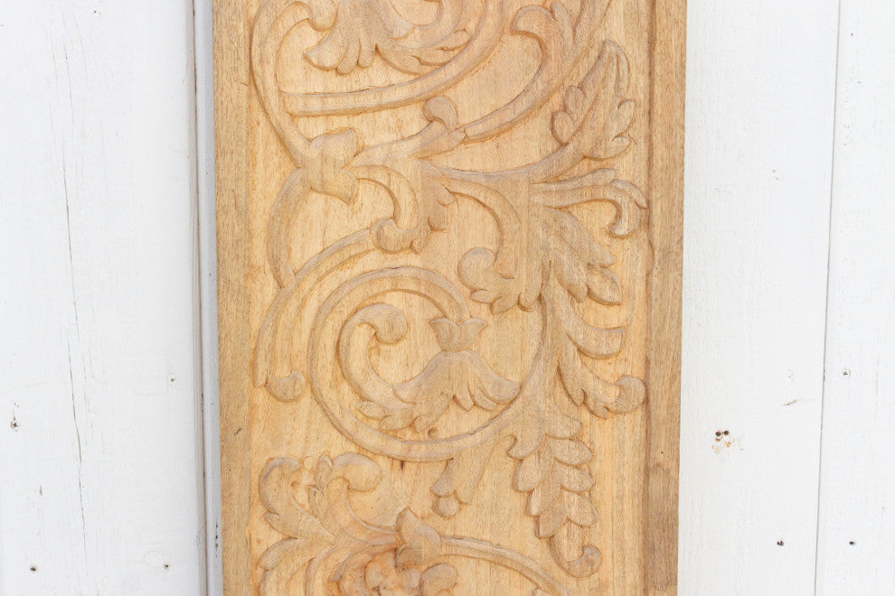 Reclaimed Wood French Colonial Carving
