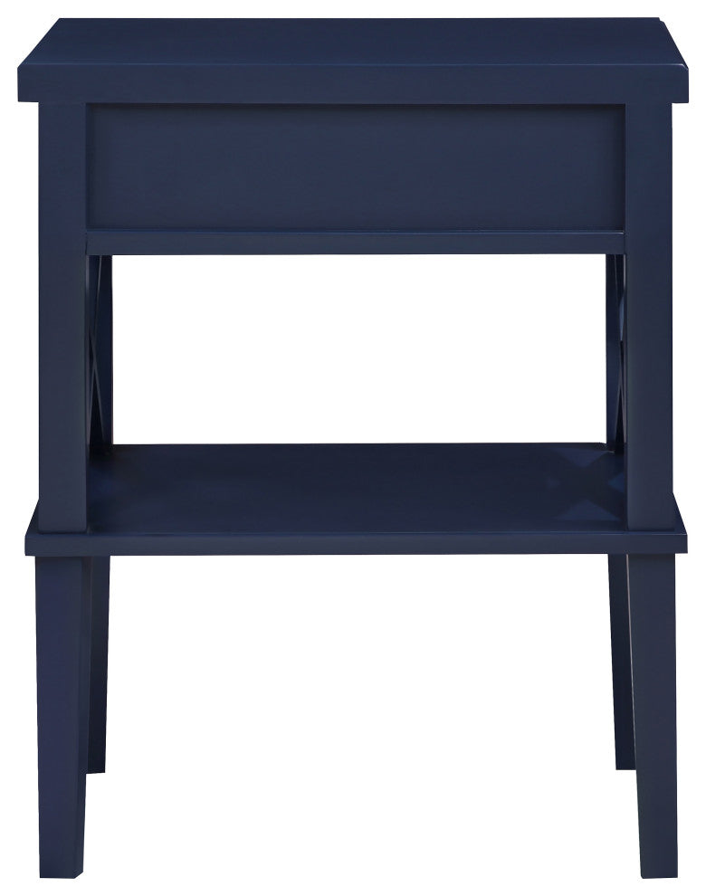 Marta Nightstand, Midnight Blue