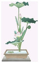 Hasu (Lotus) in Sunabachi - Gallery Wrapped Canvas Art 28" x 42"