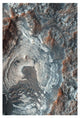 "Mars HiRISE  -  Surface Layers and Dark Dunes" Paper Print by NASA, 18"x26"