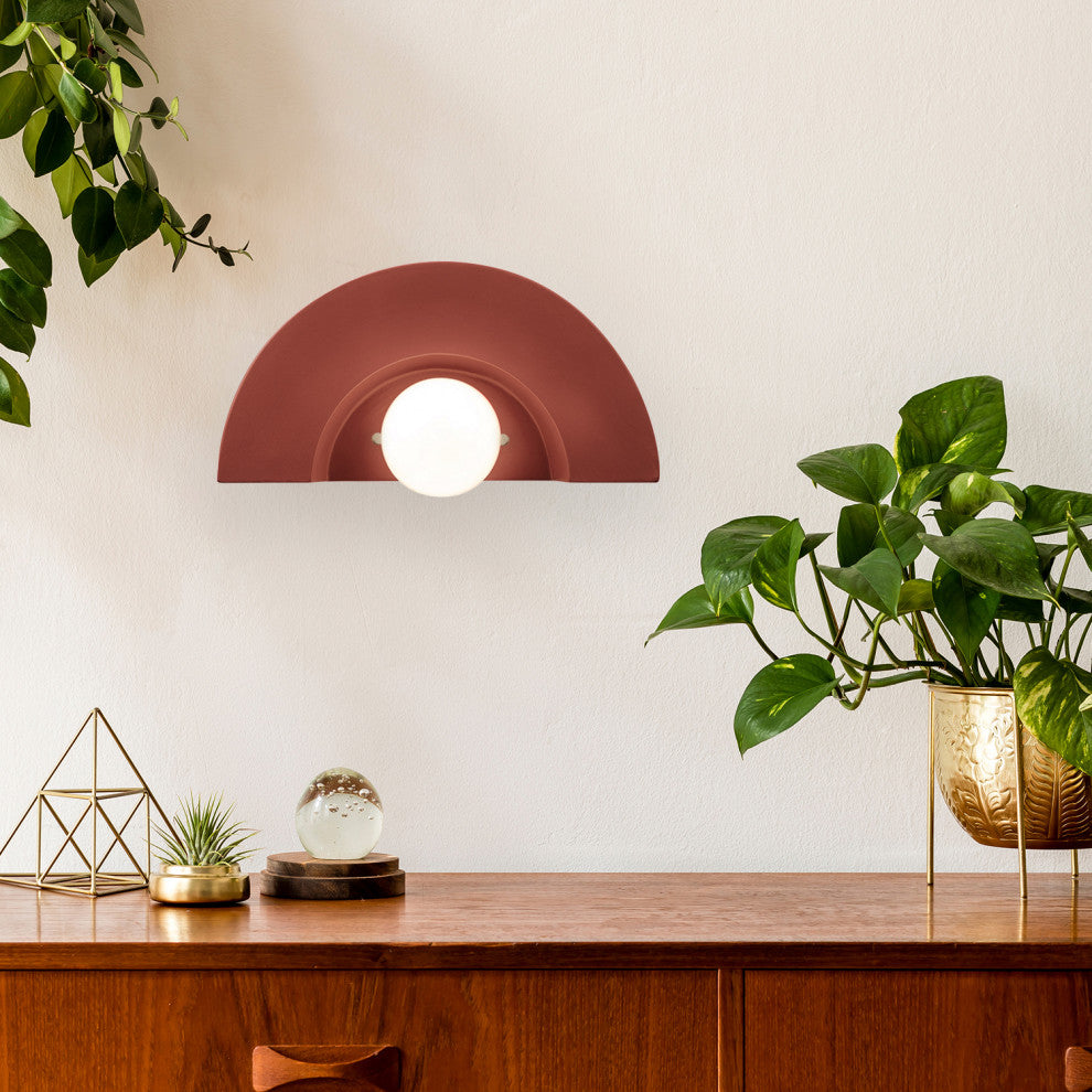 Crescent Wall Sconce, Canyon Clay