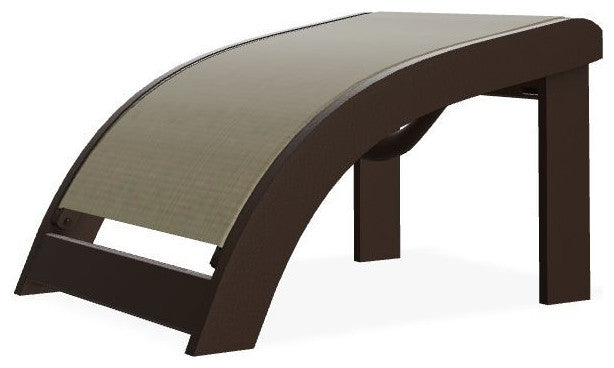 Adirondack Sling Outdoor Ottoman, Elevation Stone/Kona