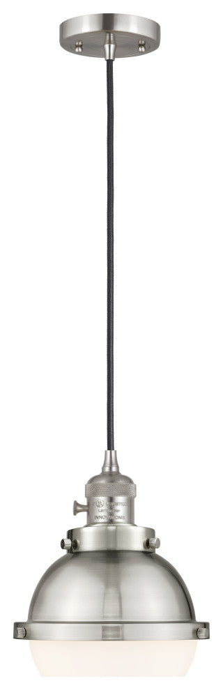 INNOVATIONS 201CSW-SN-HFS-61-SN-LED 1-Light Mini Pendant Brushed Satin Nickel