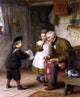 James Clarke Waite Surprise for Grandfather, 20"x25" Gallery Wrapped Canvas