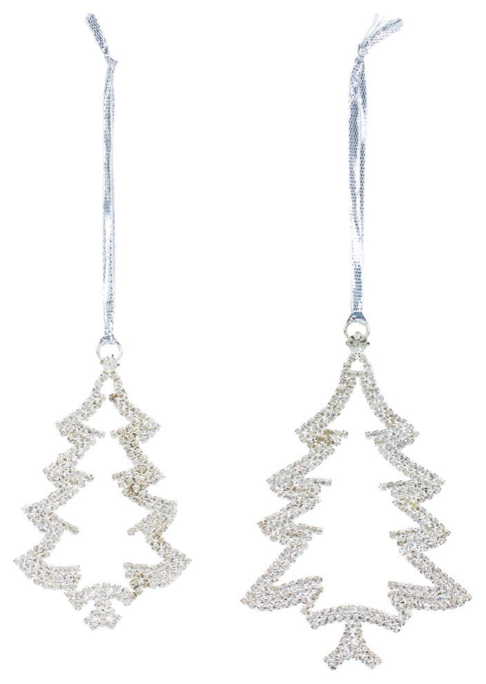 Metal Tree Ornament, 12-Piece Set
