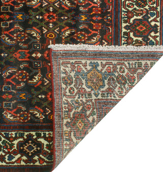 Fine Vintage Distressed Demet Charcoal/Ivory Runner, 3'4 x 9'5