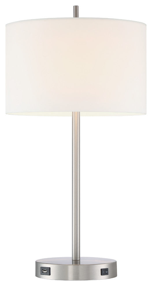 Hotel Desk Lamp with USB and Outlet, Regular