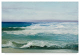 Julia Purinton 'Azure Ocean Waves' Canvas Art, 19"x12"