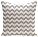 Chevron Decorative Pillow, Classic Gray, 16"x16"