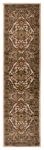 Surya Riley RLY-5038 7'10"x10'10" Rug, Brown/Olive/Camel/Butter/Wheat/Burgundy
